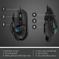 Chuột máy tính có dây Logitech G502 (Hàng OEM)